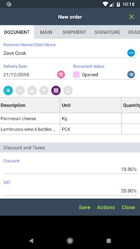 Order Manager - PocketSell Screenshot3