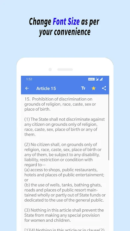 Constitution India bare act Screenshot3