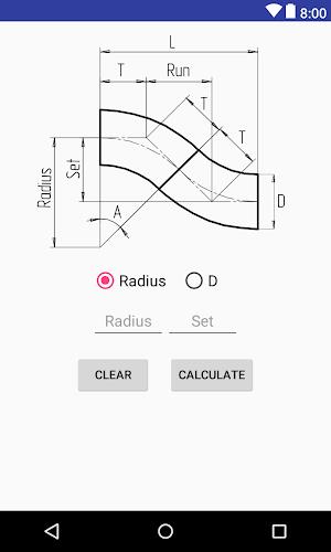 Offset Pipe calculator Screenshot4