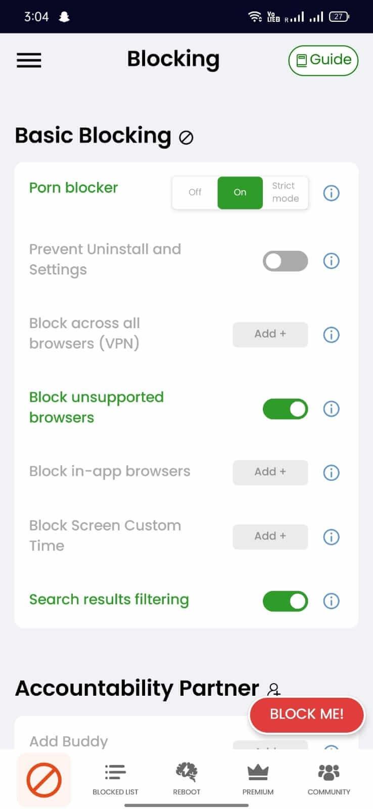 BlockerX Screenshot1