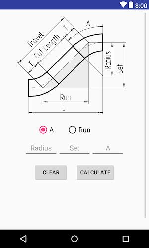 Offset Pipe calculator Screenshot3