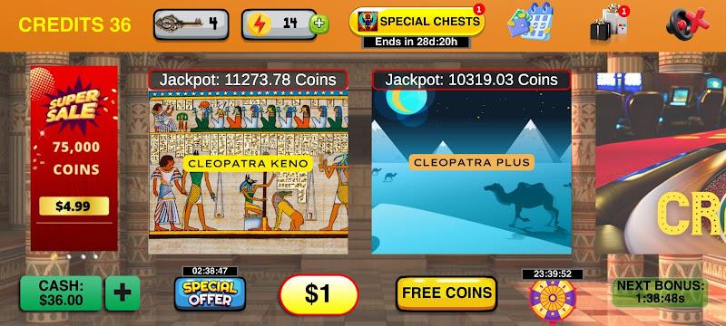 Cleopatra Keno with Keno Games Screenshot4
