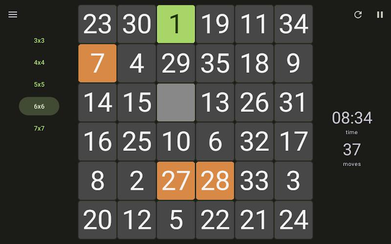 15 Number puzzle sliding game Screenshot9