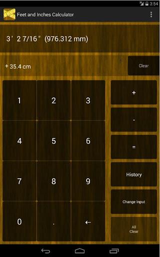 Feet & Inch Construction Calc Screenshot3