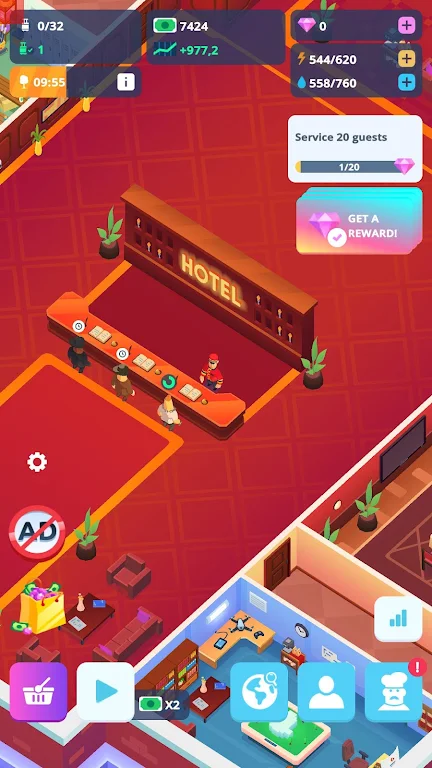 Idle Hotel Tycoon Empire Screenshot4