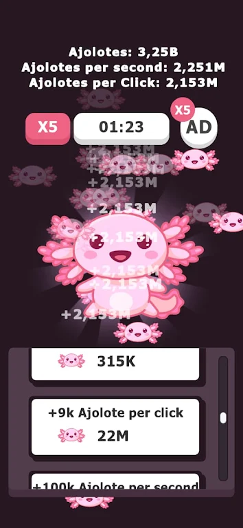 Axolotl Clicker Screenshot2