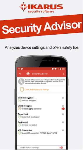 IKARUS mobile.security Screenshot1