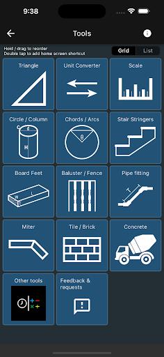 Feet & Inch Construction Calc Screenshot1