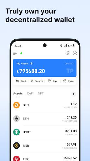 TokenPocket Wallet Crypto DeFi Screenshot1