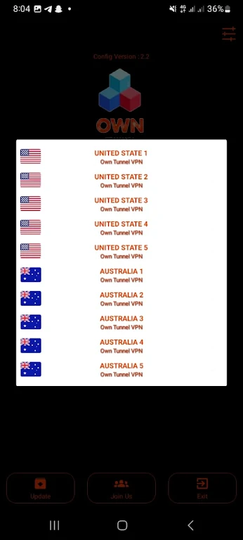 OWN TUNNEL VPN Screenshot4