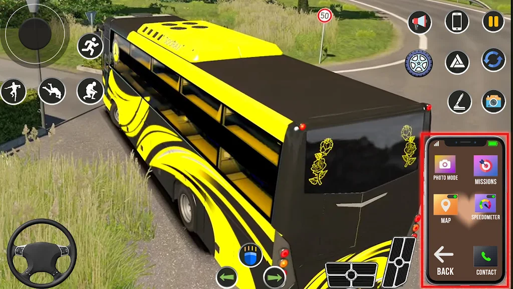 Coach Bus Driving Games Bus 3D Screenshot2