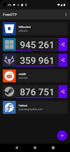 FreeOTP Authenticator Screenshot4