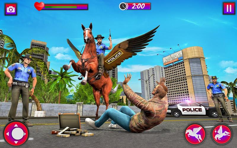 Flying Horse Police Chase Sim Screenshot13