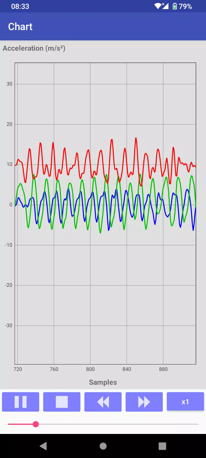 G-sensor Logger Screenshot2