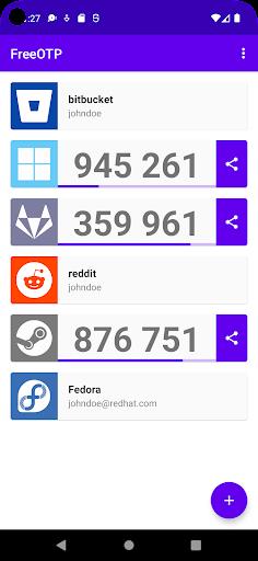 FreeOTP Authenticator Screenshot2