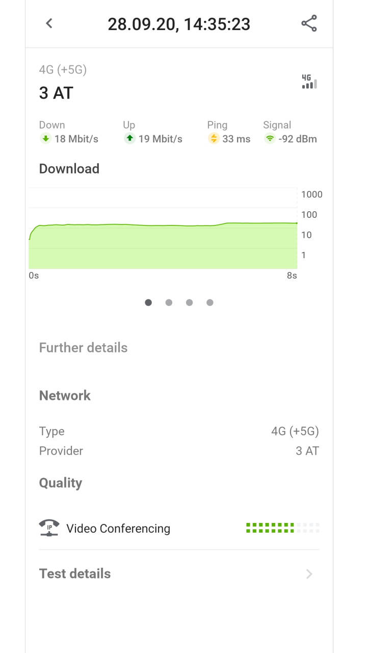 RTR-NetTest 3G/4G/5G IPv4/6 Screenshot2