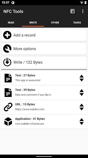 NFC Tools Screenshot3