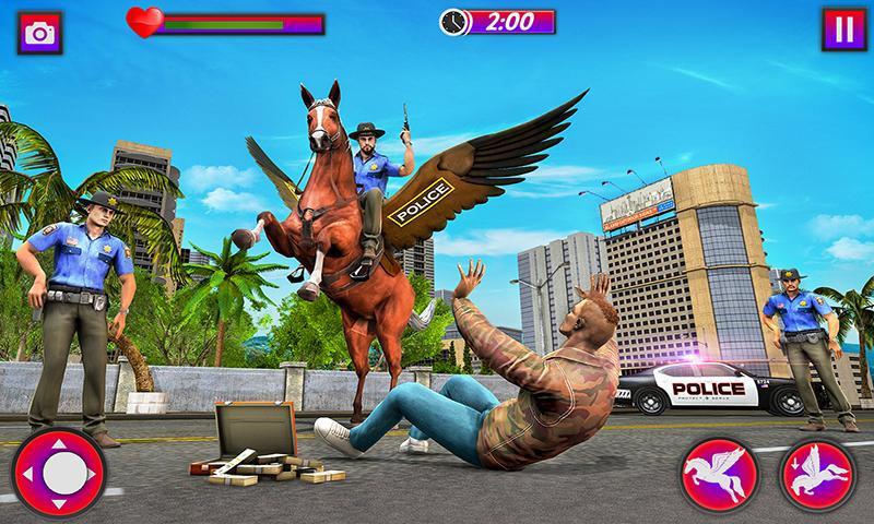 Flying Horse Police Chase Sim Screenshot3