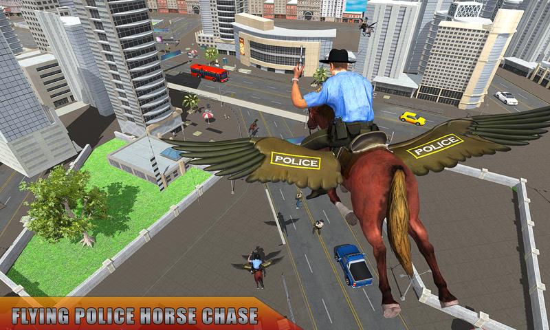 Flying Horse Police Chase Sim Screenshot4