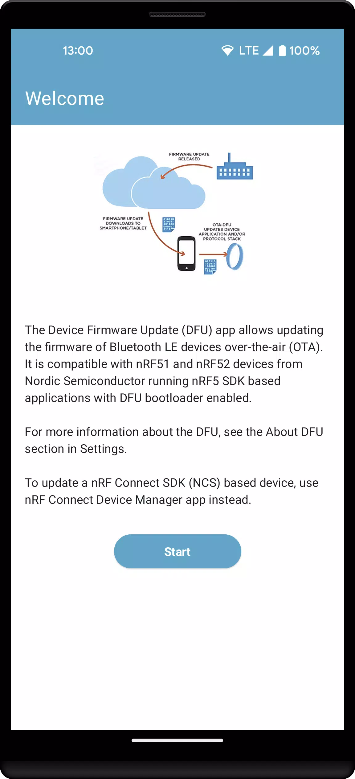 nRF Device Firmware Update Screenshot3