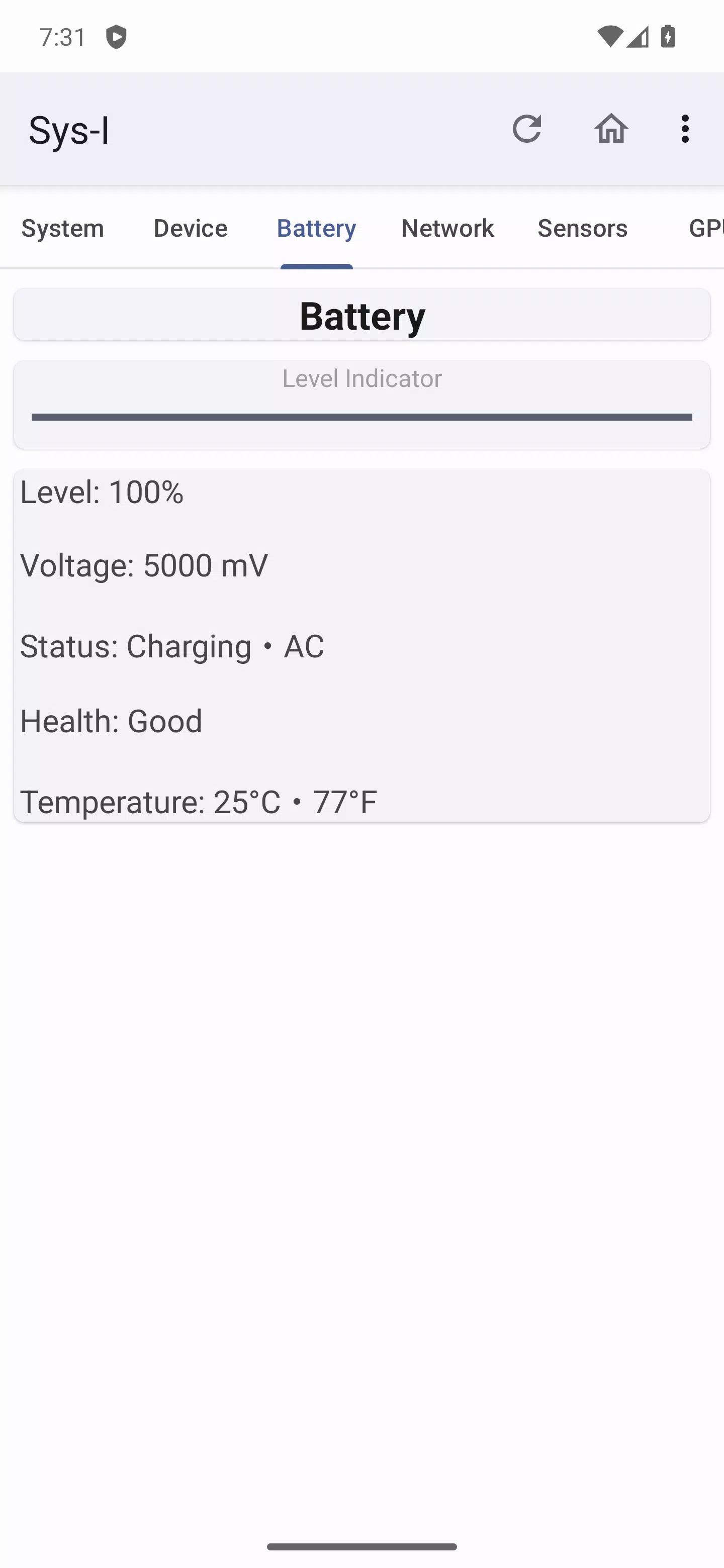 Sys-I: Android System Info Screenshot1