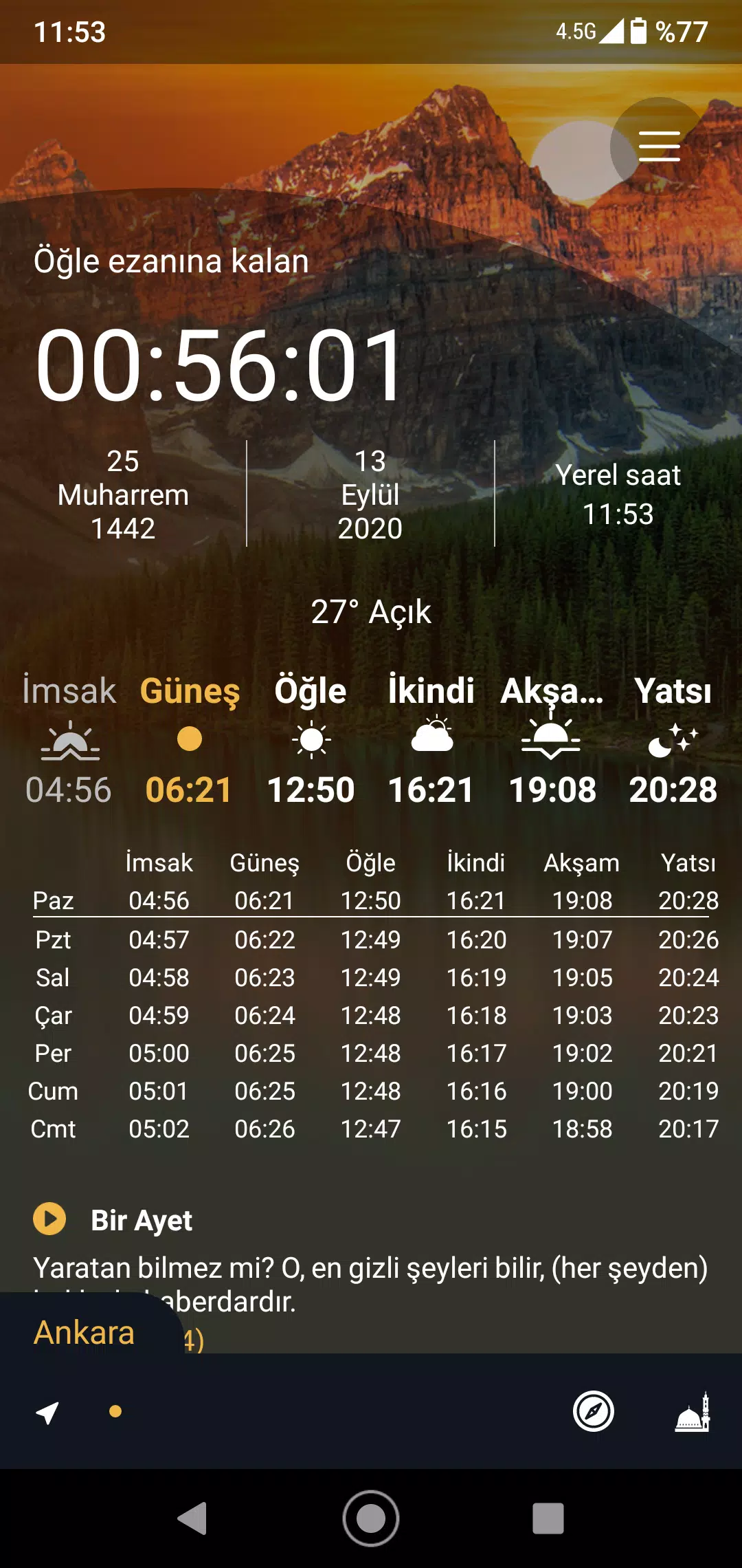 Diyanet Namaz Vaktim Screenshot3