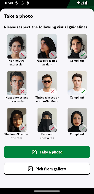 QuickPic UAE : Easy ID Photos Screenshot3