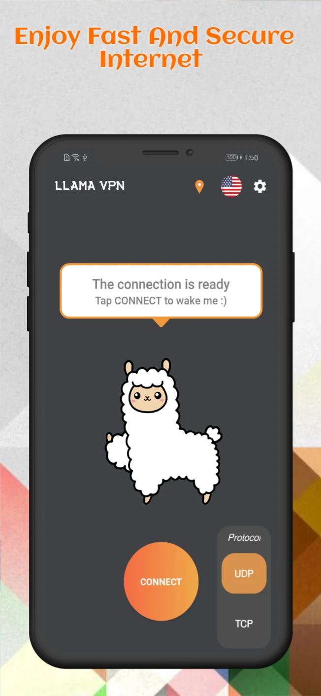 Llama VPN: Unlimited VPN Proxy Screenshot2