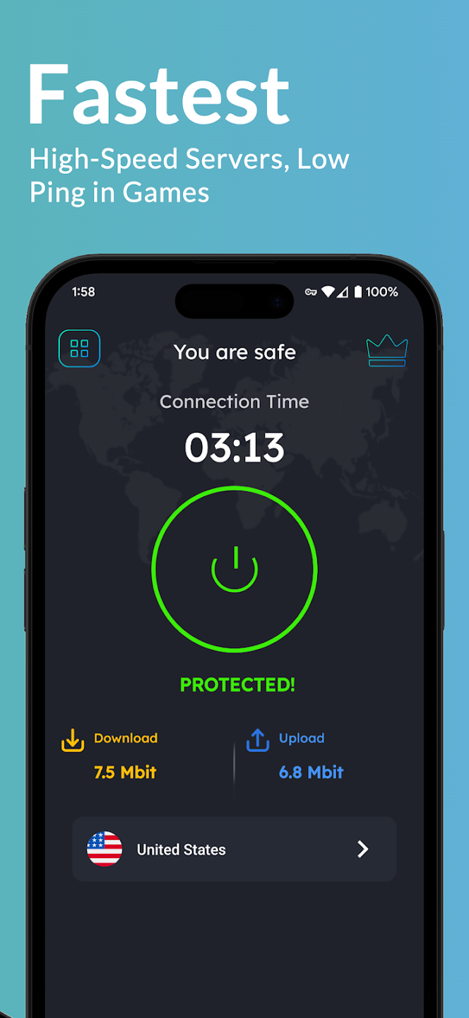 UAE VPN Plus — The VPN Master! Screenshot1