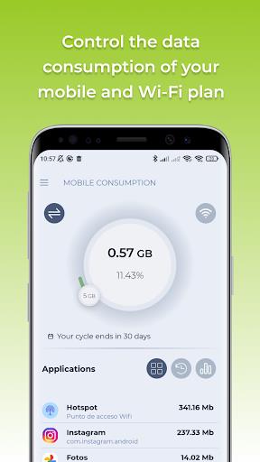 Mobile Data Consumption Screenshot1