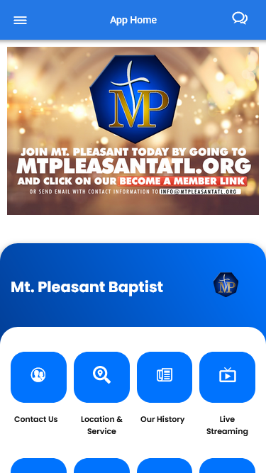 Mount Pleasant Baptist Church Screenshot2