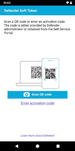 Defender Soft Token Screenshot1