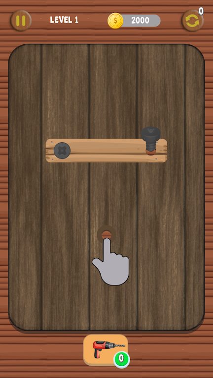 Nuts & Bolts wood Puzzle Game Screenshot1