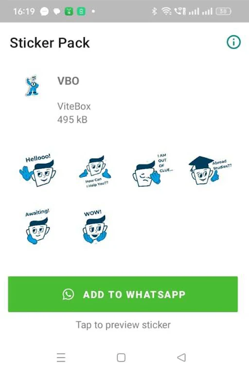 VBO Stickers Screenshot3