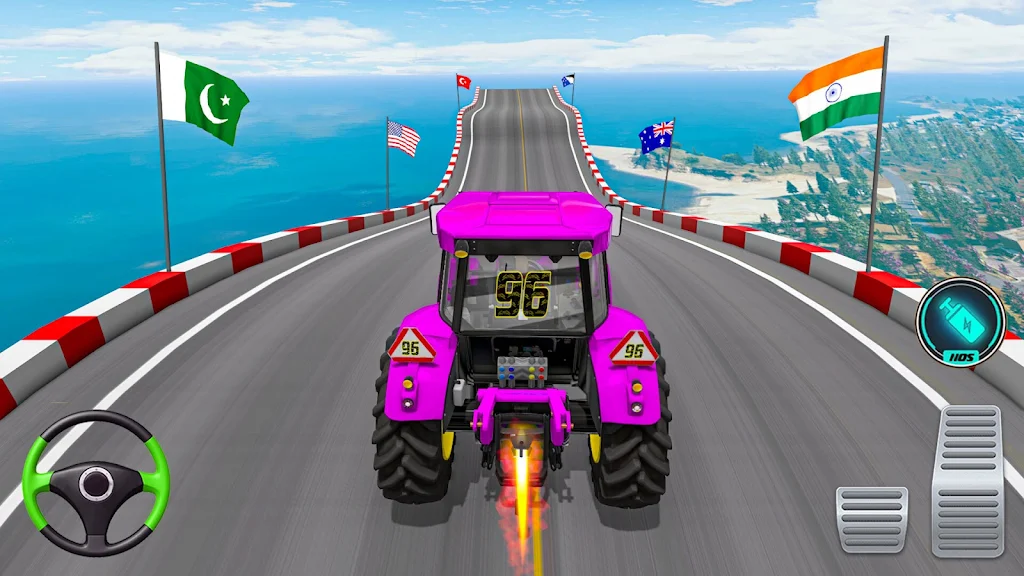 Mega Ramp Tractor Stunt Game Screenshot4