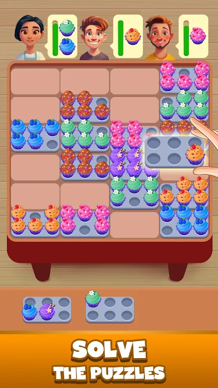 Cupcake Fever: Color Sort Game Screenshot3