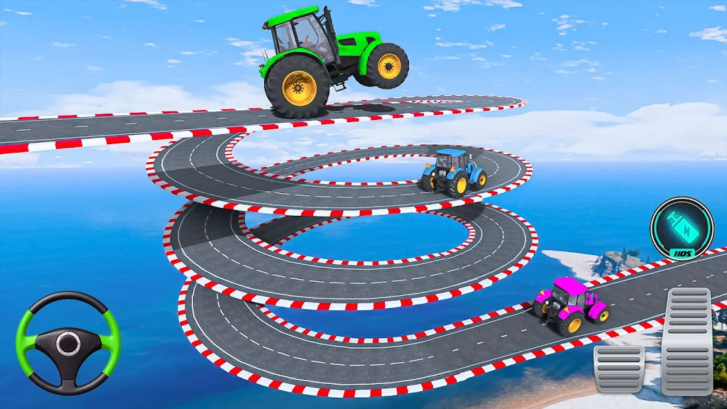 Mega Ramp Tractor Stunt Game Screenshot3