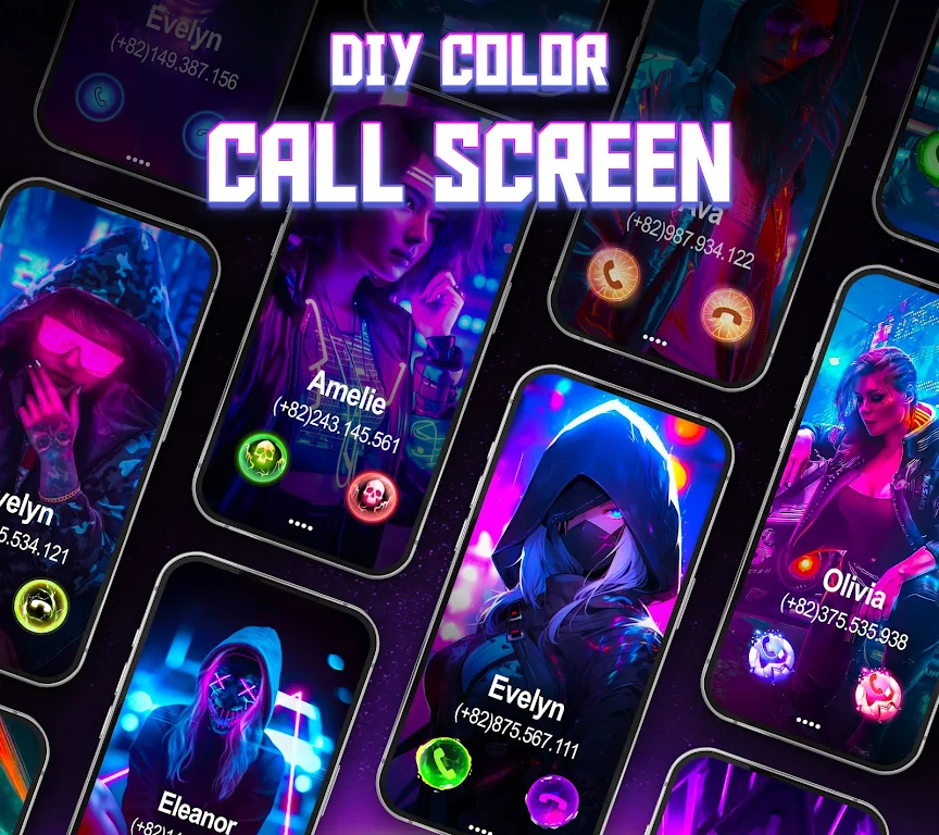 Color Call Themes: Call Screen Screenshot2