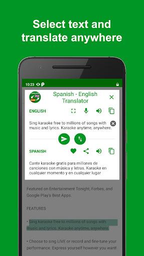 Spanish - English Translator Screenshot1