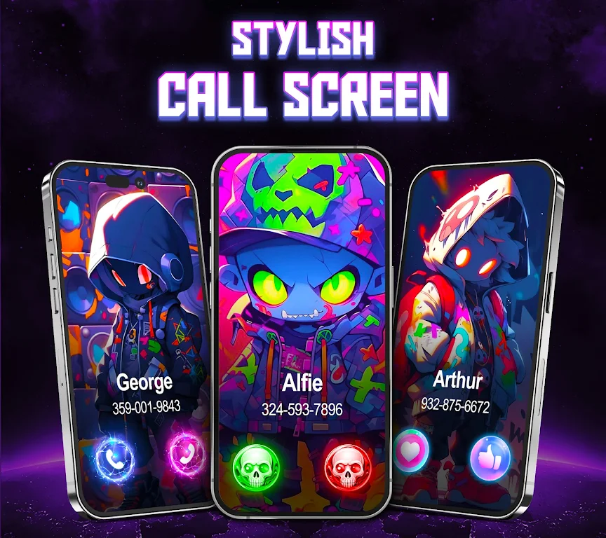 Color Call Themes: Call Screen Screenshot1