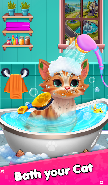 Cat Daycare Salon Kitty Game Screenshot1