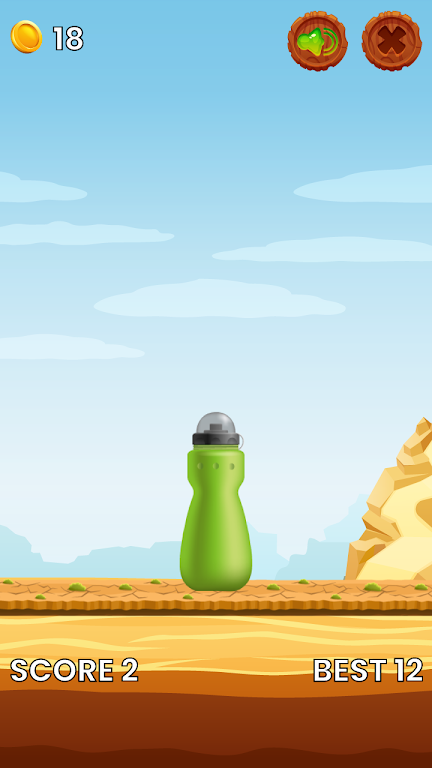 Bottle Flip 3D Swipe Up & Jump Screenshot3