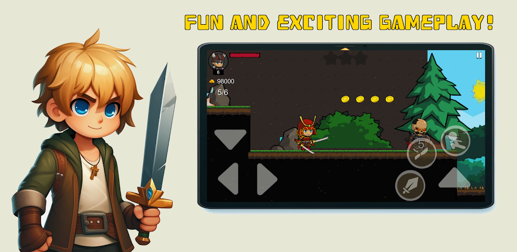 Kid Crusader:Bruce vs Monsters Screenshot2