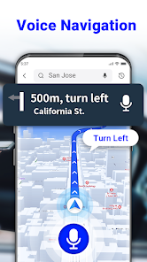 Voice GPS Navigation & Maps Tracker Screenshot2