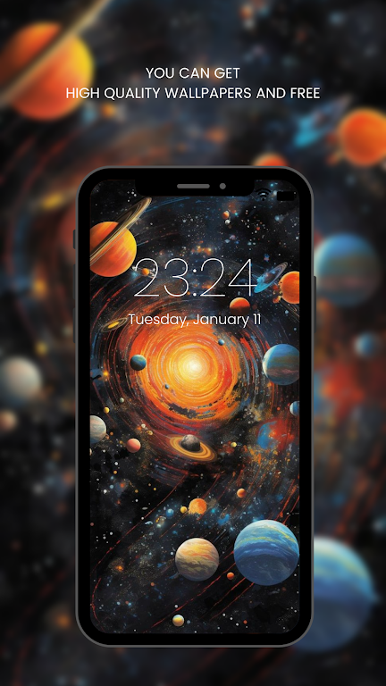 Galaxy Wallpaper HD Screenshot1