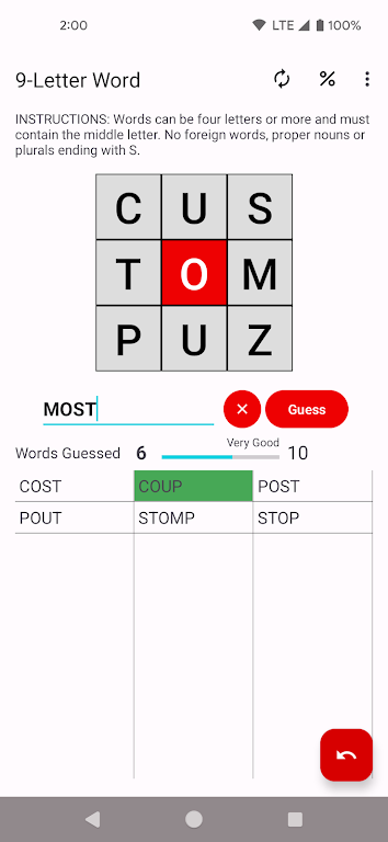 9-Letter Word Screenshot4