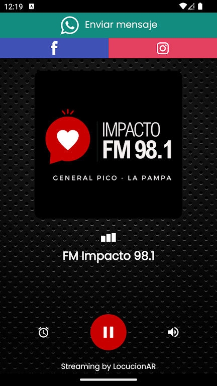 FM Impacto 98.1 Screenshot1