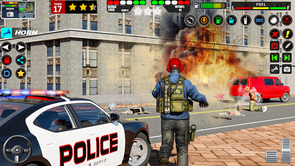 Police Car Chase Game 3D Sim Screenshot2