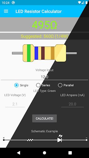 LED Resistor Calculator Screenshot2