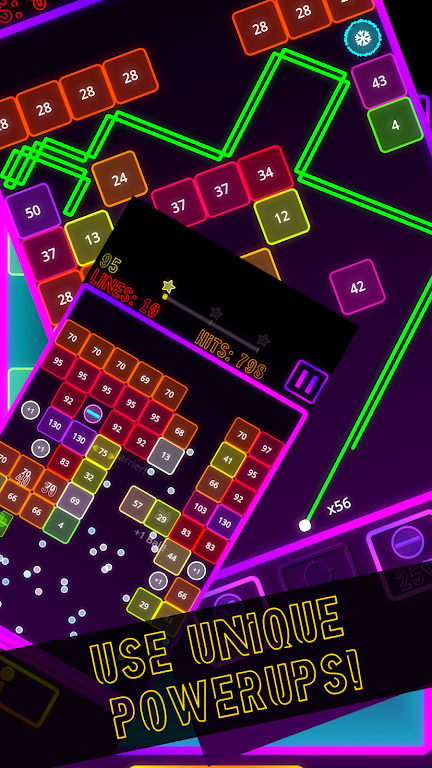 Neon Brick Breaker Screenshot2